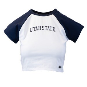 Women's Utah State Cropped T-Shirt